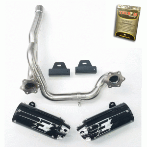 Empire industries Dual slip on exhaust for 12-24 CAN-AM Outlander With BOM Fuel Controller