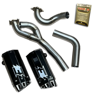 Empire Industries NEW GEN II Dual slip on exhaust for 12-24 CAN-AM Outlander With BOM Fuel Controller