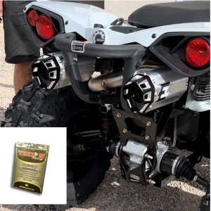 Empire Industries G2 Dual Slip On Exhaust for 2024+ CAN-AM Renegade With BOM Racing Fuel Controller