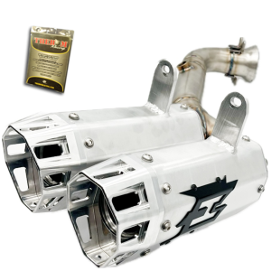 Empire Industries Dual Slip On Exhaust For 2025+ CAN-AM Outlander With BOM Fuel Controller