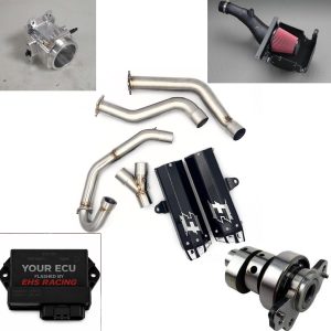 Empire Industries 15+ Yamaha Raptor 700 Gen 2 Dual Exhaust Big 5 Power Package (EHS RACING)