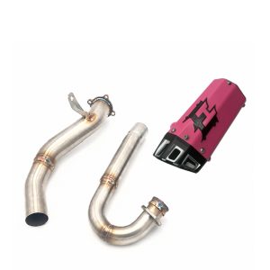 Empire Industries Gen 2 Full Exhaust System – Honda TRX 450R (2006+) SHORTY PINK with Bracket